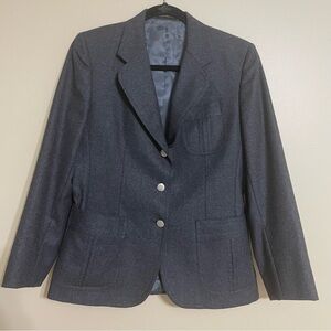 A‎ La Mode vintage 100% wool grey blazer size 12